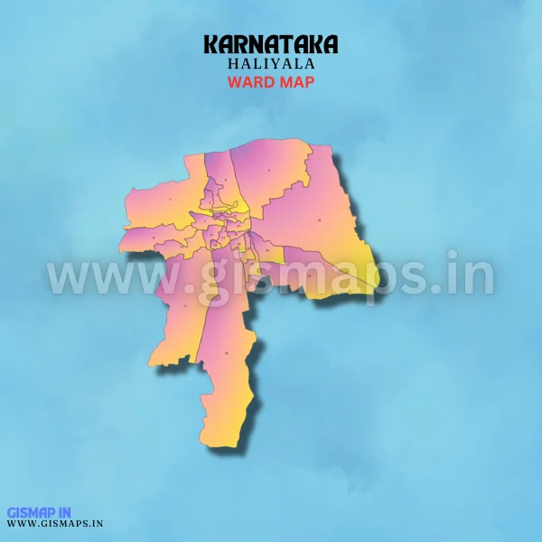 Haliyala Ward Map (Karnataka)